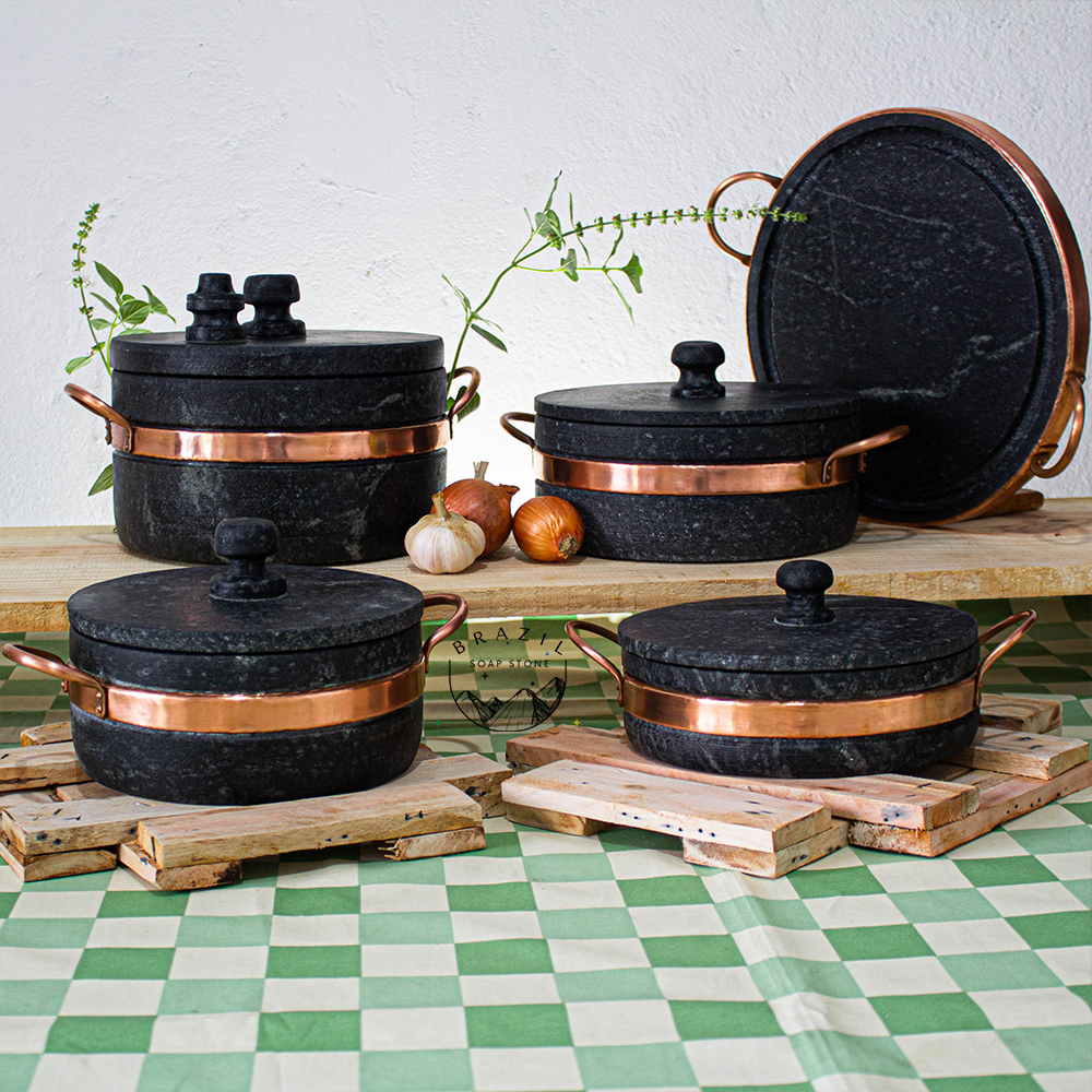 11 Piece Brazilian Soapstone Cookware Set